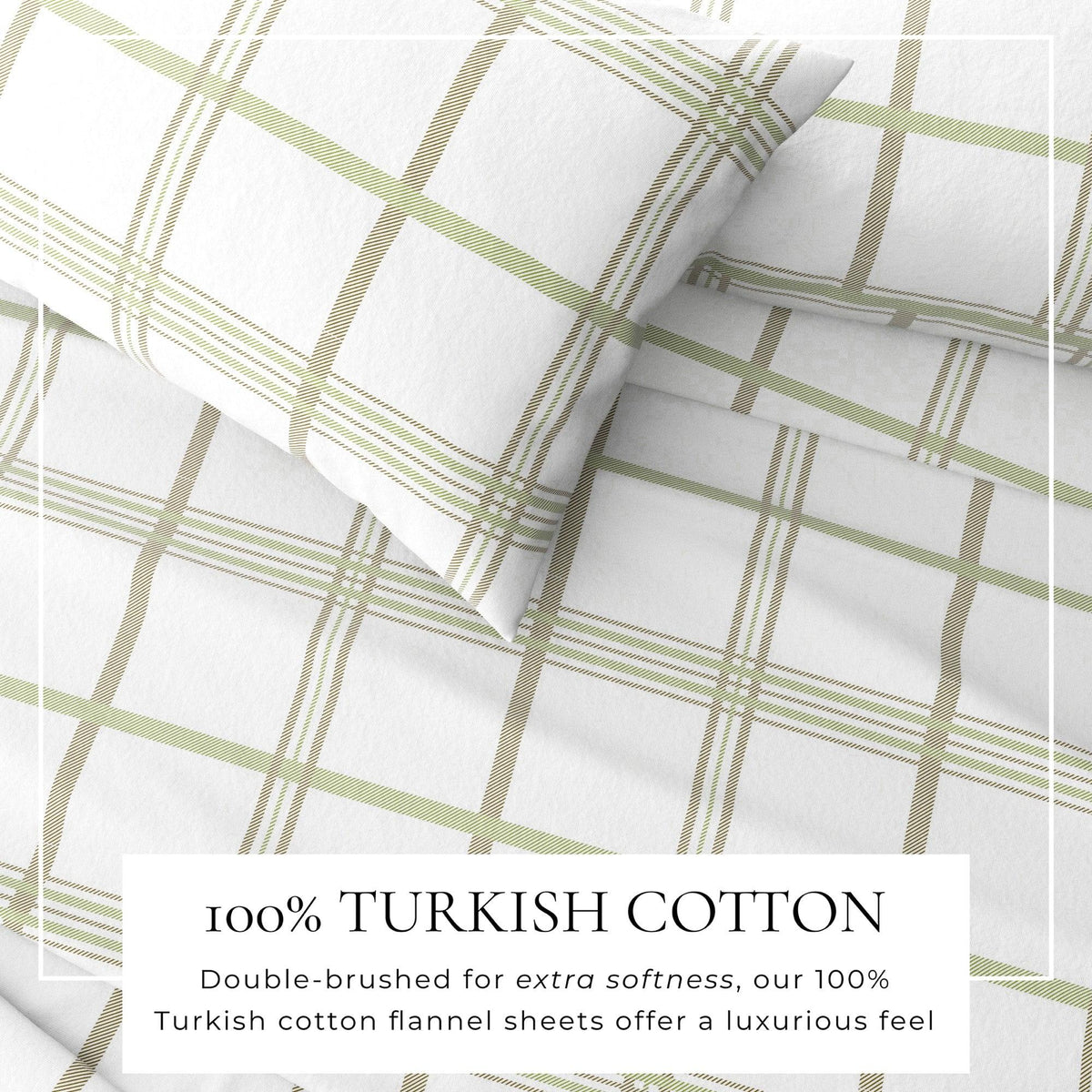 Turkish Cotton Flannel Sheet - Belle Collection