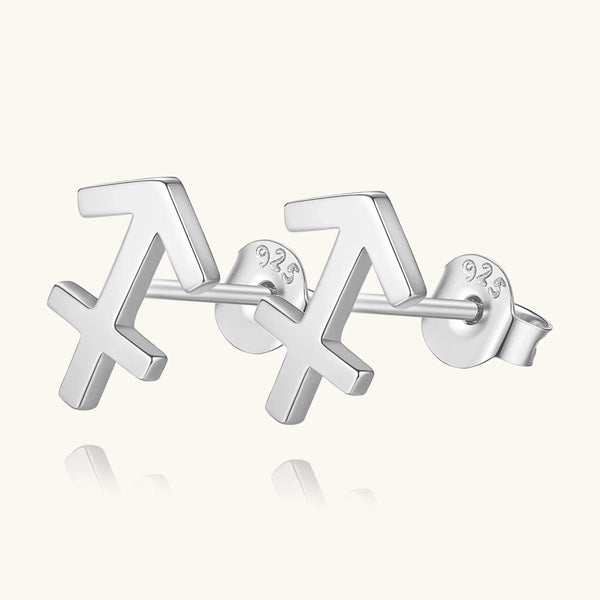 Plain Zodiac Earrings - Gifts for You 'n Me