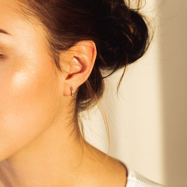 Dainty Huggie Earrings