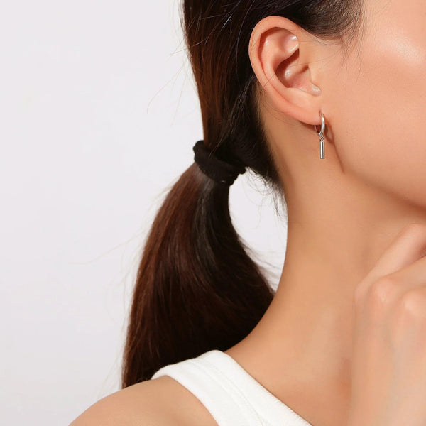 Dangle Bar Hoop Earrings - Gifts for You 'n Me