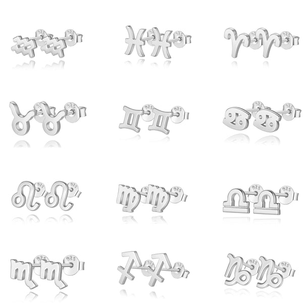 Plain Zodiac Earrings