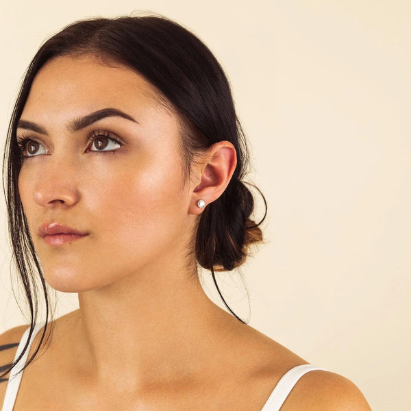 14K Gold GRA-Certified Moissanite Stud Earrings - Gifts for You 'n Me