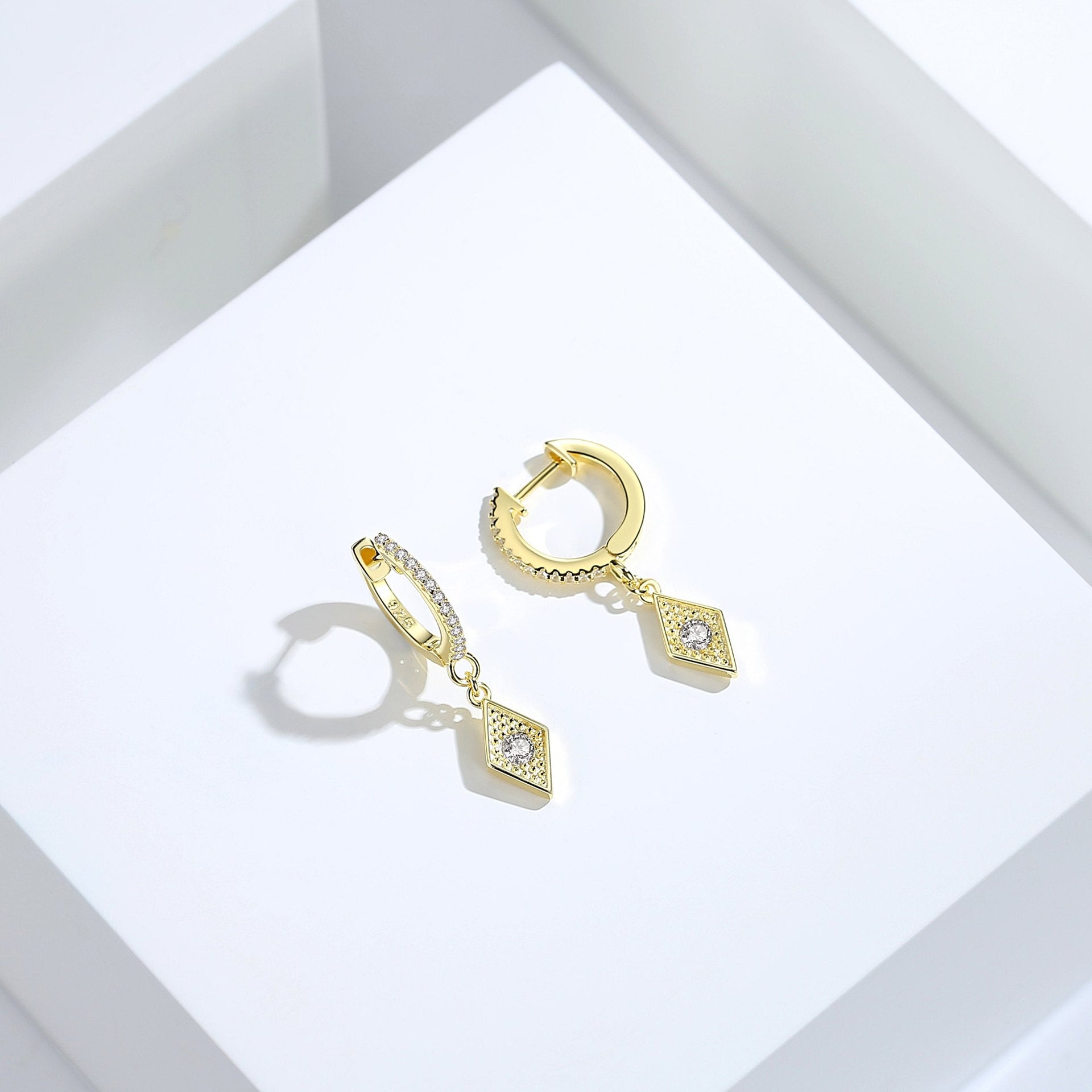 Evil Eye Dangle Drop Earrings