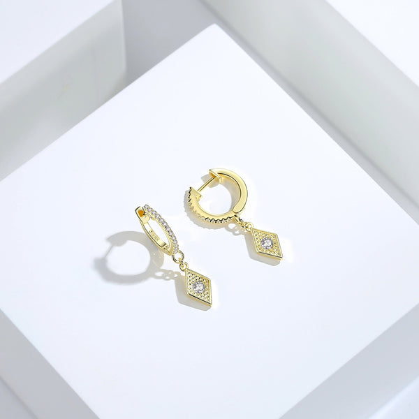 Evil Eye Dangle Drop Earrings