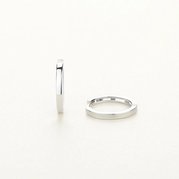 Plain Silver Hoops - Gifts for You 'n Me