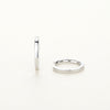 Plain Silver Hoops