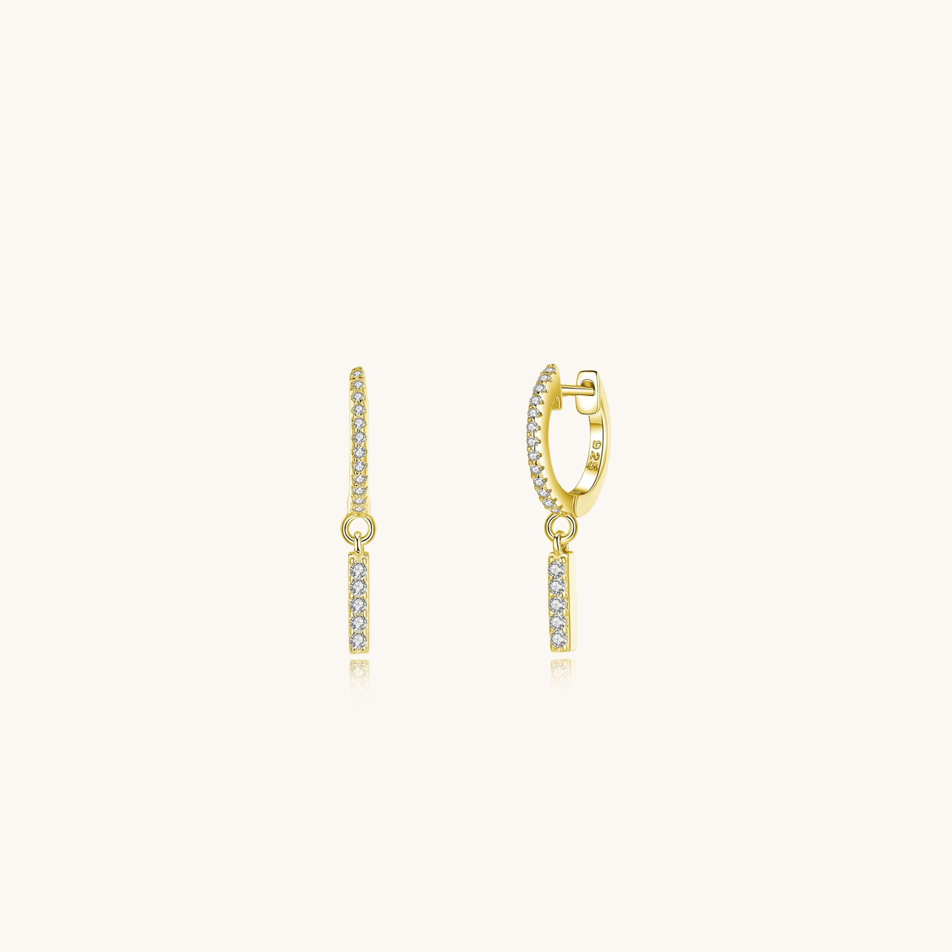Dangle Bar Drop Earrings