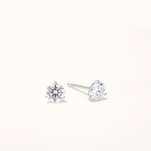 14K Gold GRA-Certified Moissanite Stud Earrings - Gifts for You 'n Me