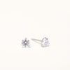 14K Gold GRA-Certified Moissanite Stud Earrings