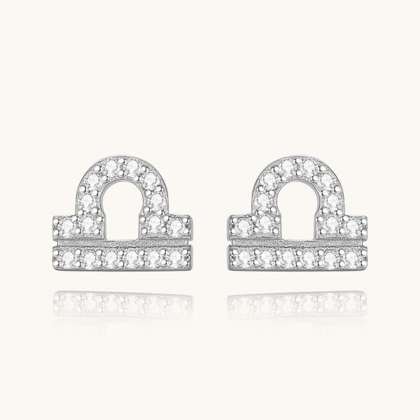 CZ Zodiac Earrings