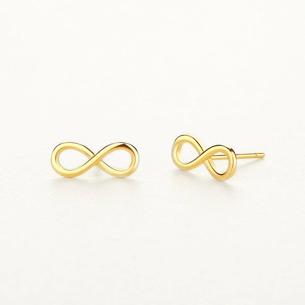 Plain Silver Infinity Earrings - Gifts for You 'n Me