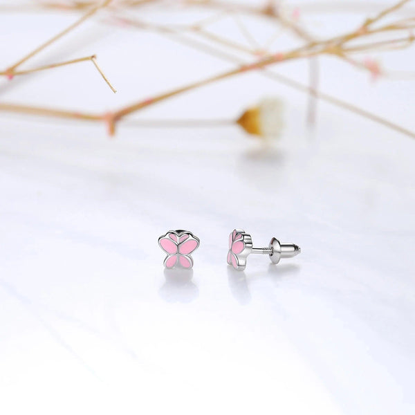 Mini Enamel Screw-back Stud Earrings - Gifts for You 'n Me