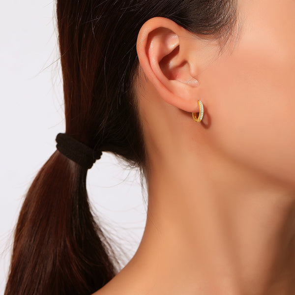 Dainty Huggie Earrings