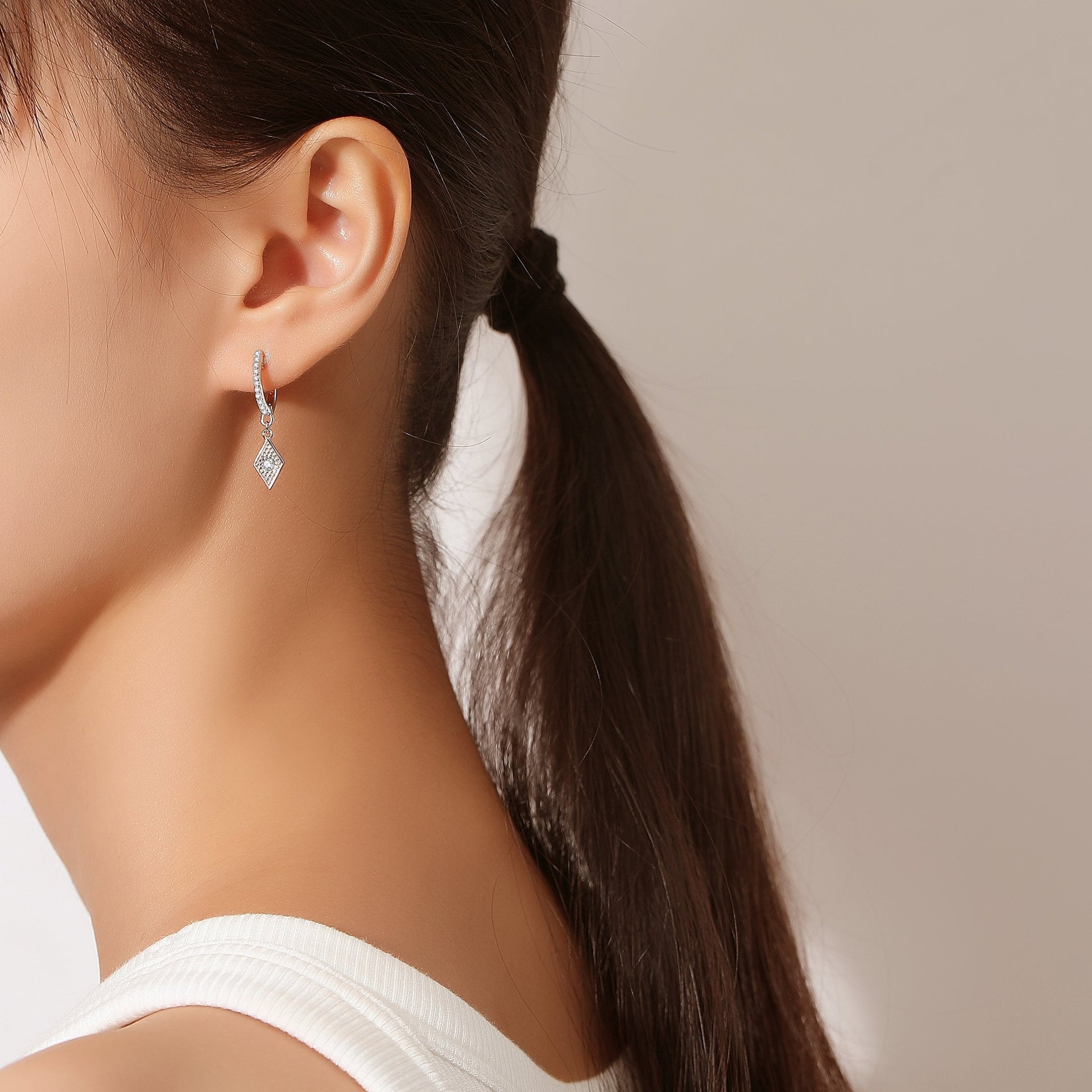 Evil Eye Dangle Drop Earrings