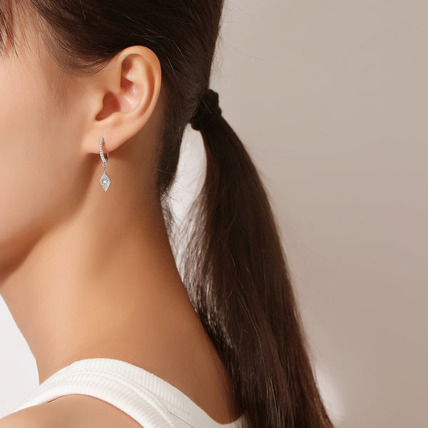 Evil Eye Dangle Drop Earrings