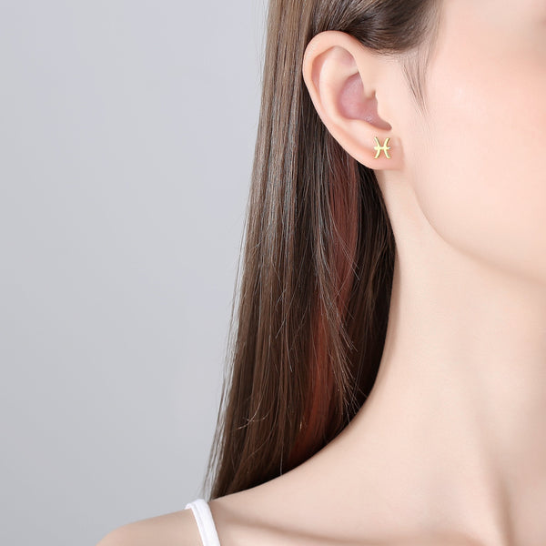 Plain Zodiac Earrings