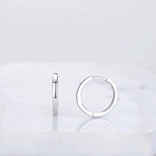 Plain Silver Hoops - Gifts for You 'n Me