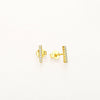 Petite CZ Bar Studs