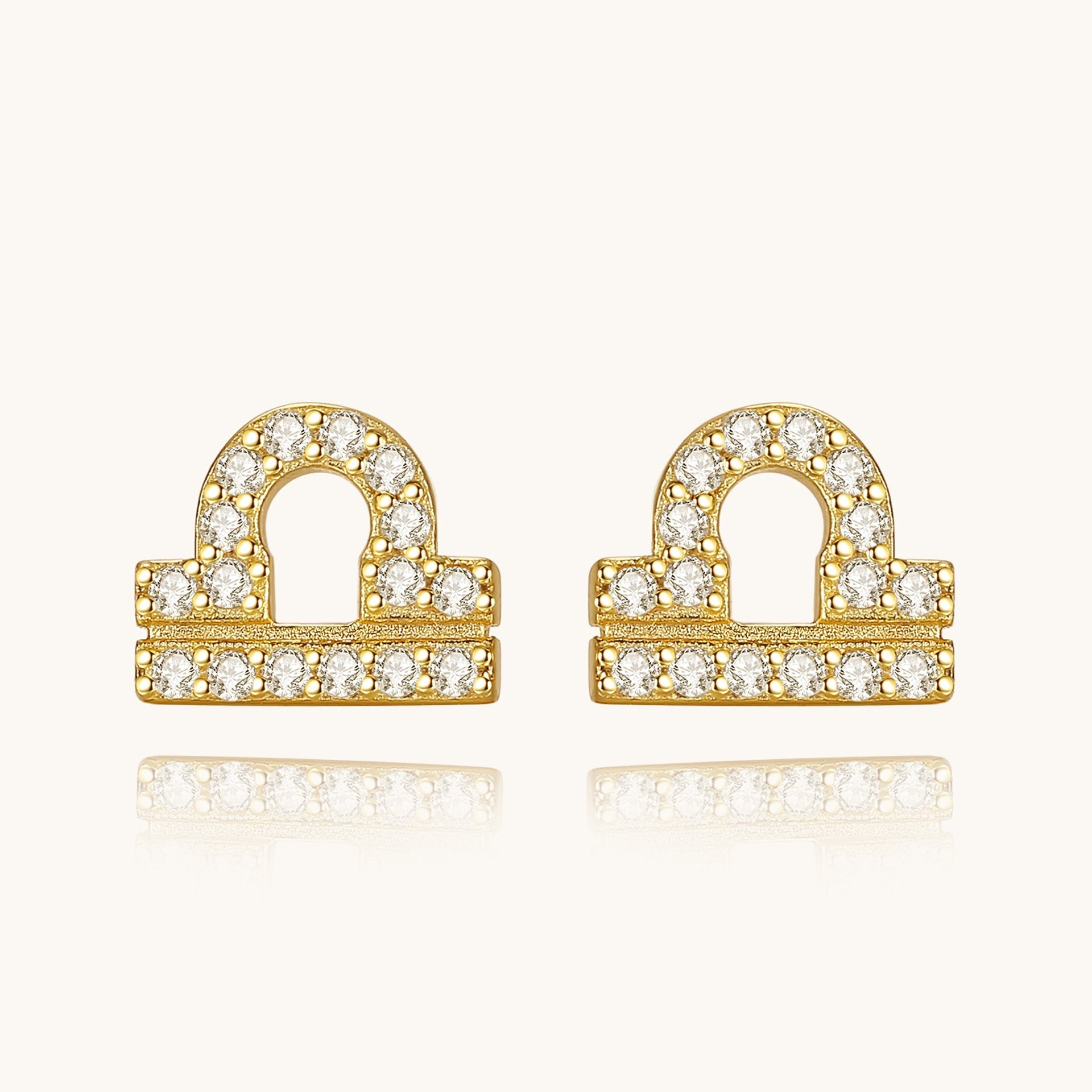 CZ Zodiac Earrings