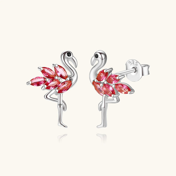 Pink Flamingo Earrings - Gifts for You 'n Me