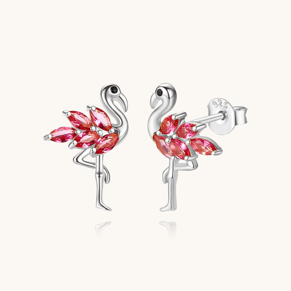 Pink Flamingo Earrings