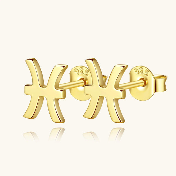 Plain Zodiac Earrings - Gifts for You 'n Me