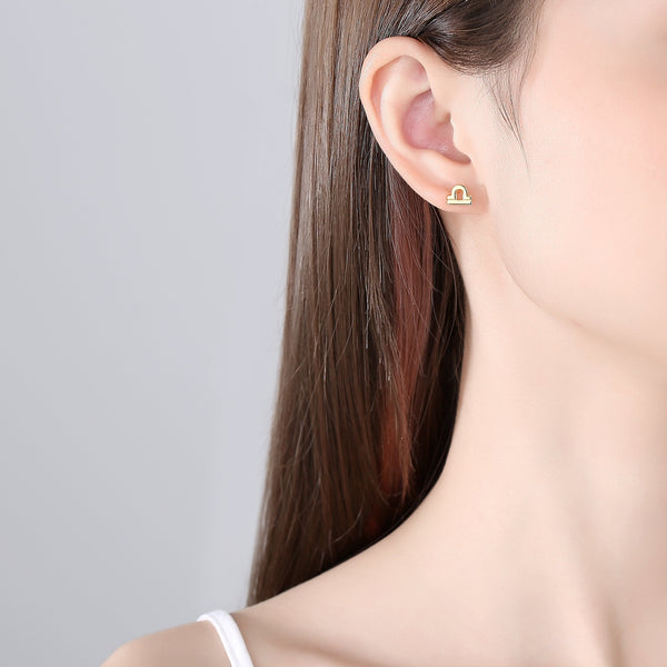 Plain Zodiac Earrings