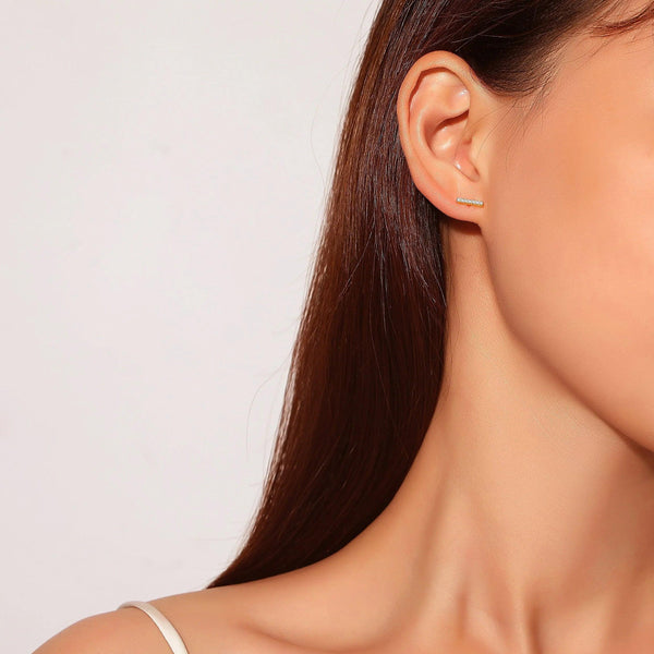 Petite CZ Bar Studs - Gifts for You 'n Me