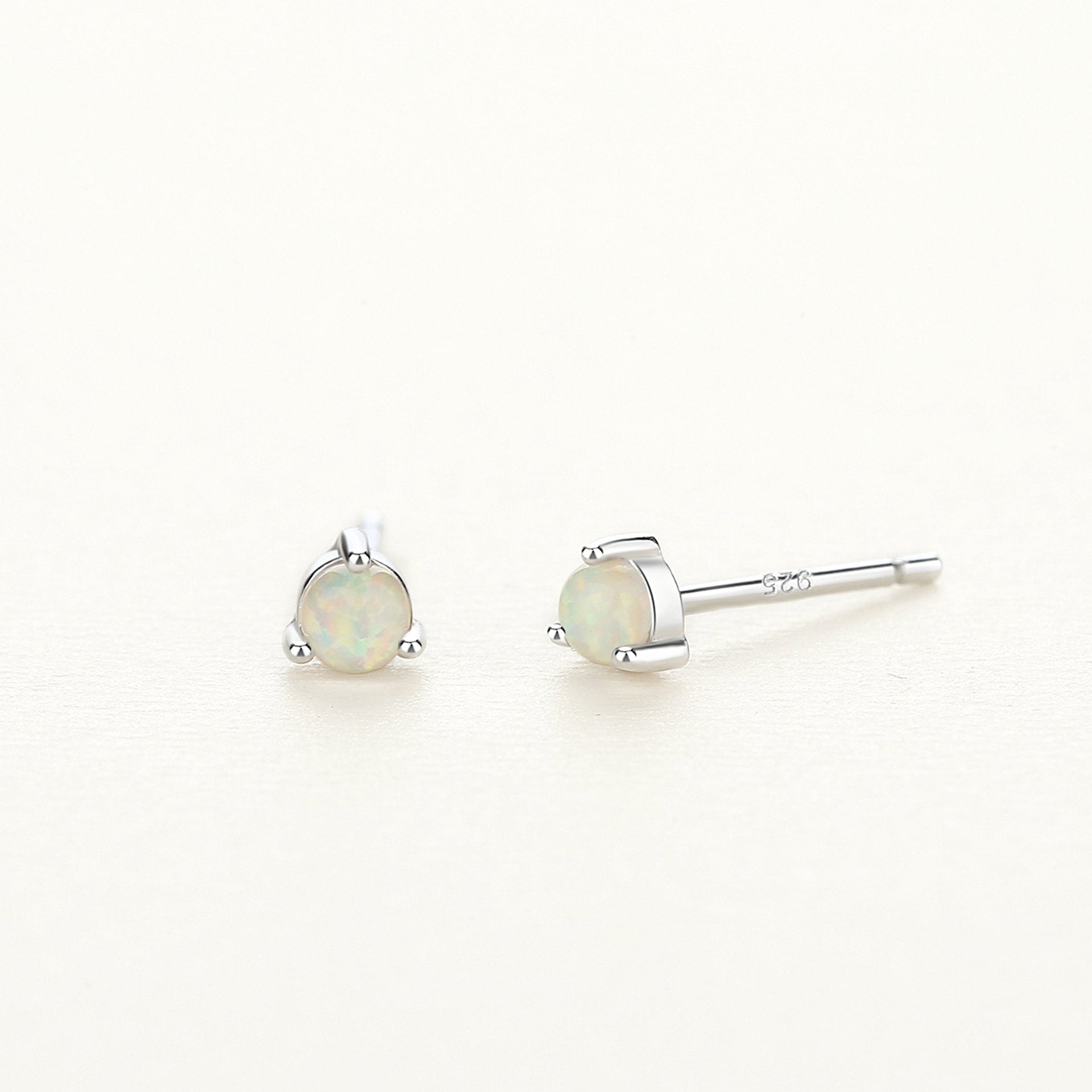 Opal Stud Earrings