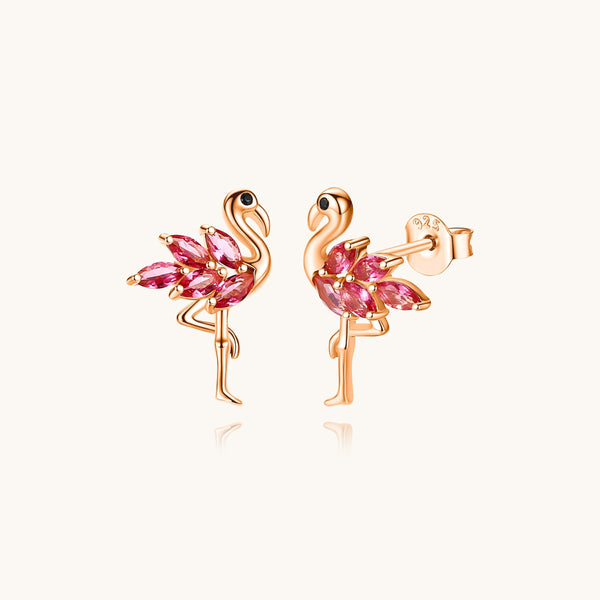 Pink Flamingo Earrings
