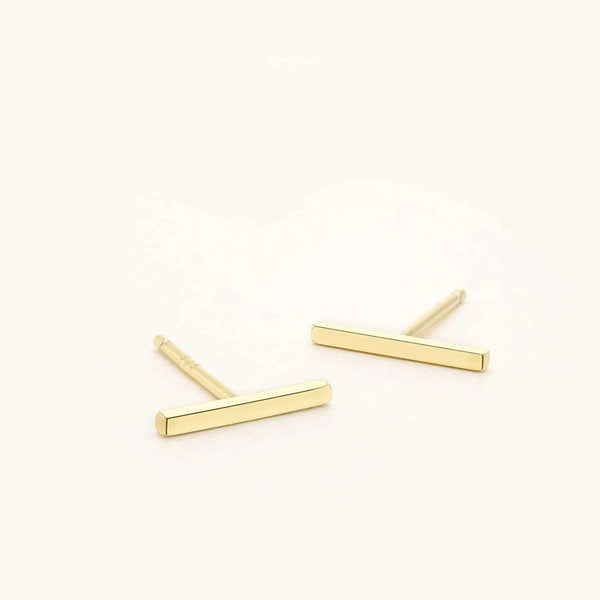 Lavishe 925 Sterling Silver Flat Bar Stud Earrings - Gifts for You 'n Me