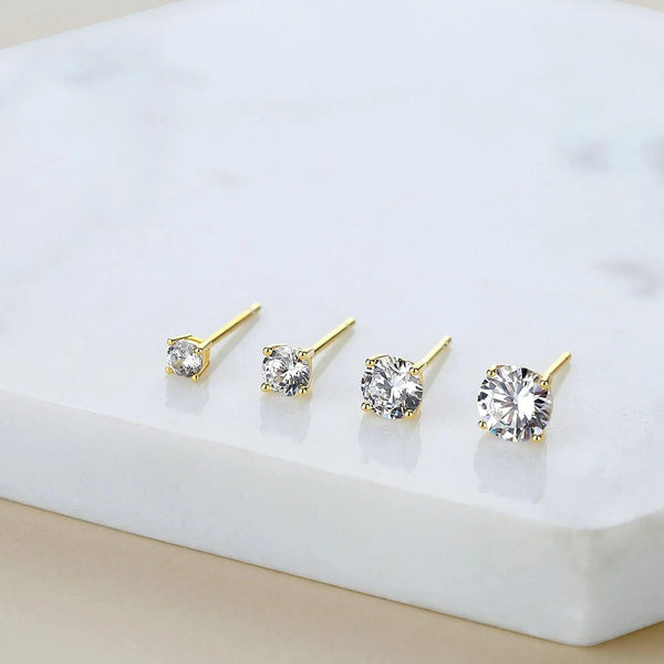 Silver Stud Earrings - Gifts for You 'n Me