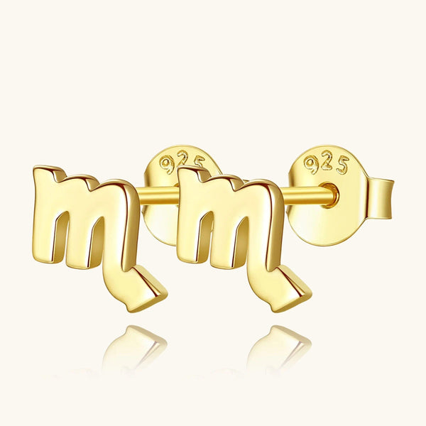 Plain Zodiac Earrings - Gifts for You 'n Me
