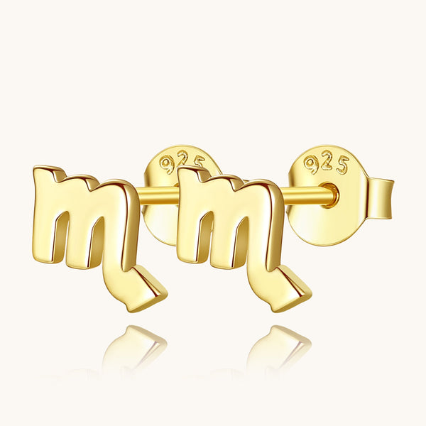 Plain Zodiac Earrings