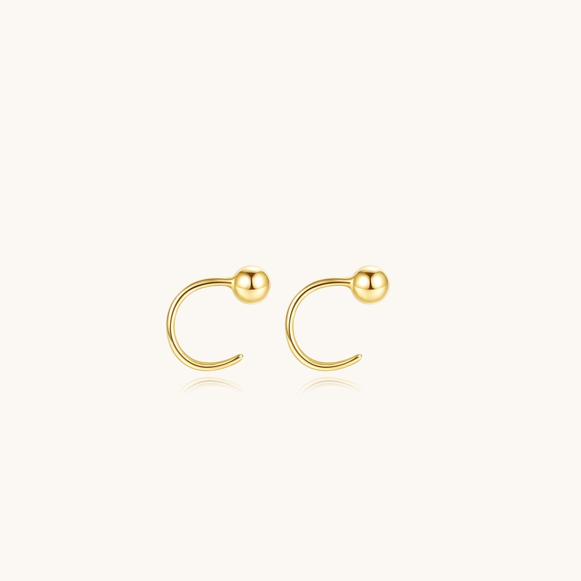 Silver Open Hoop