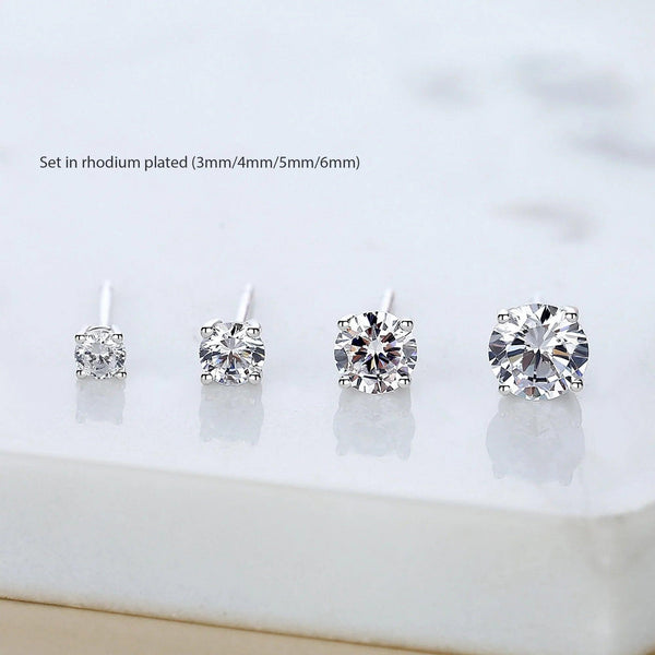 Silver Stud Earrings - Gifts for You 'n Me