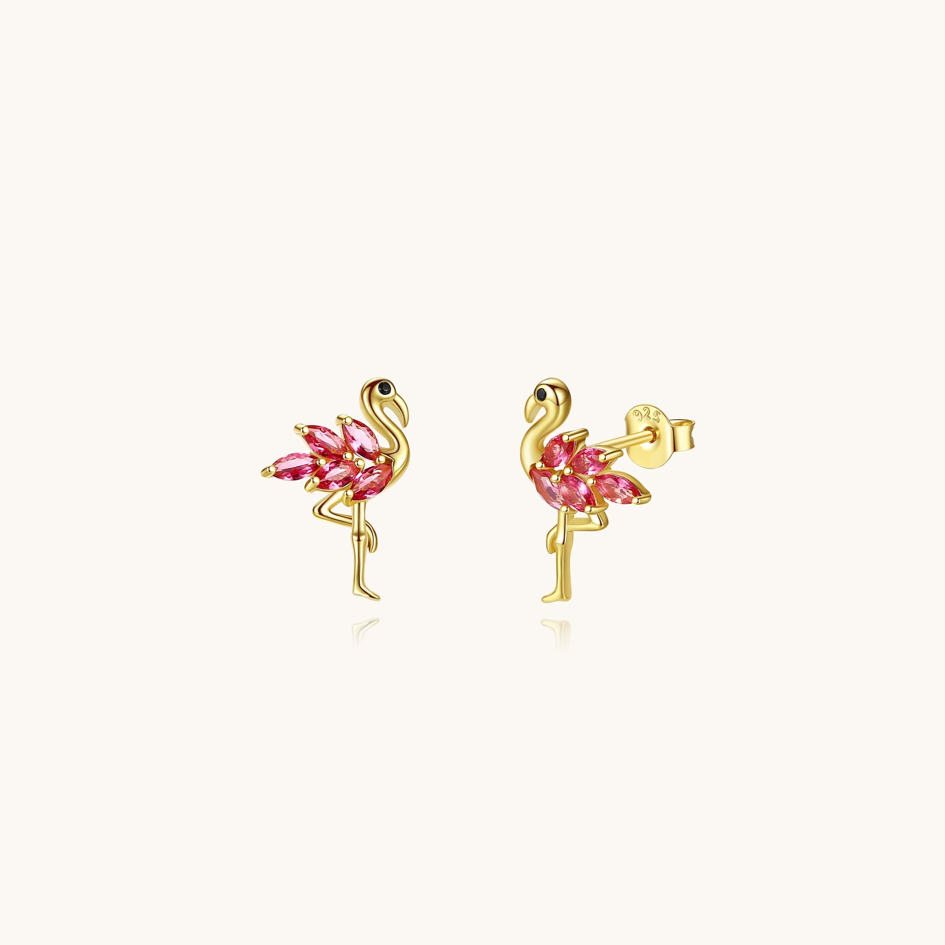 Pink Flamingo Earrings