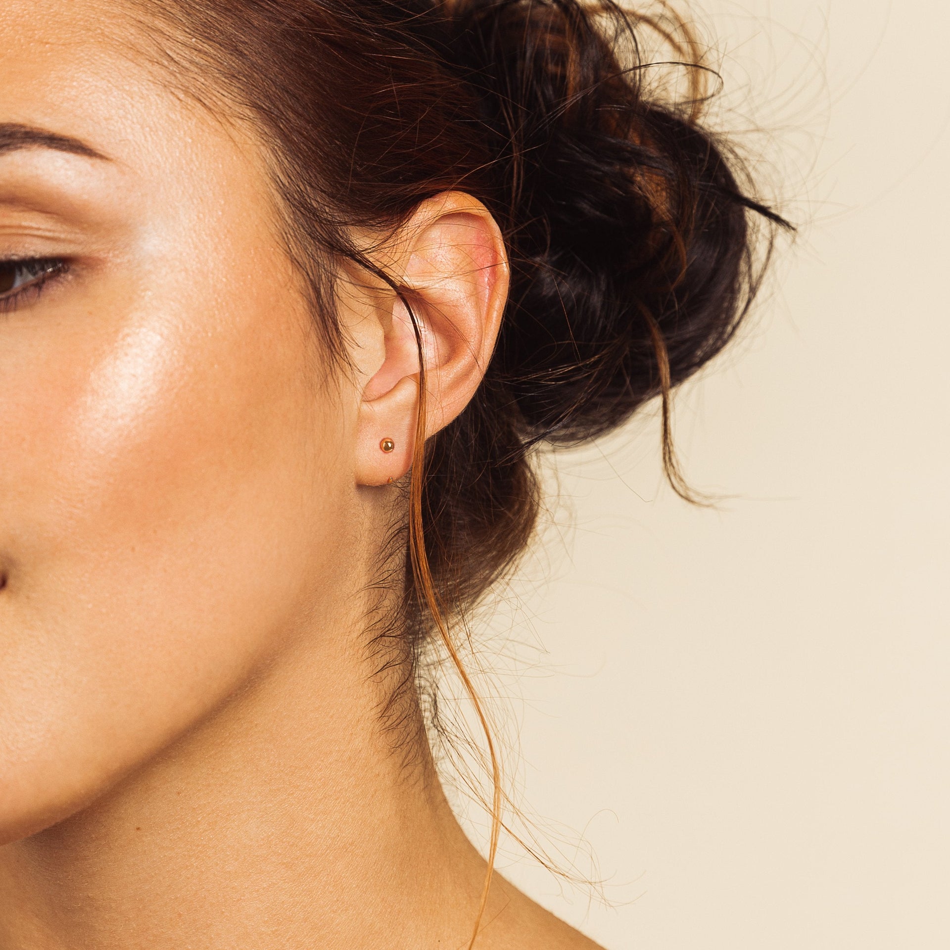 Silver Open Hoop