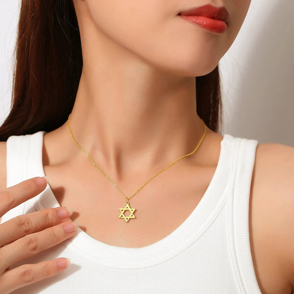 Star of David Necklace - Gifts for You 'n Me