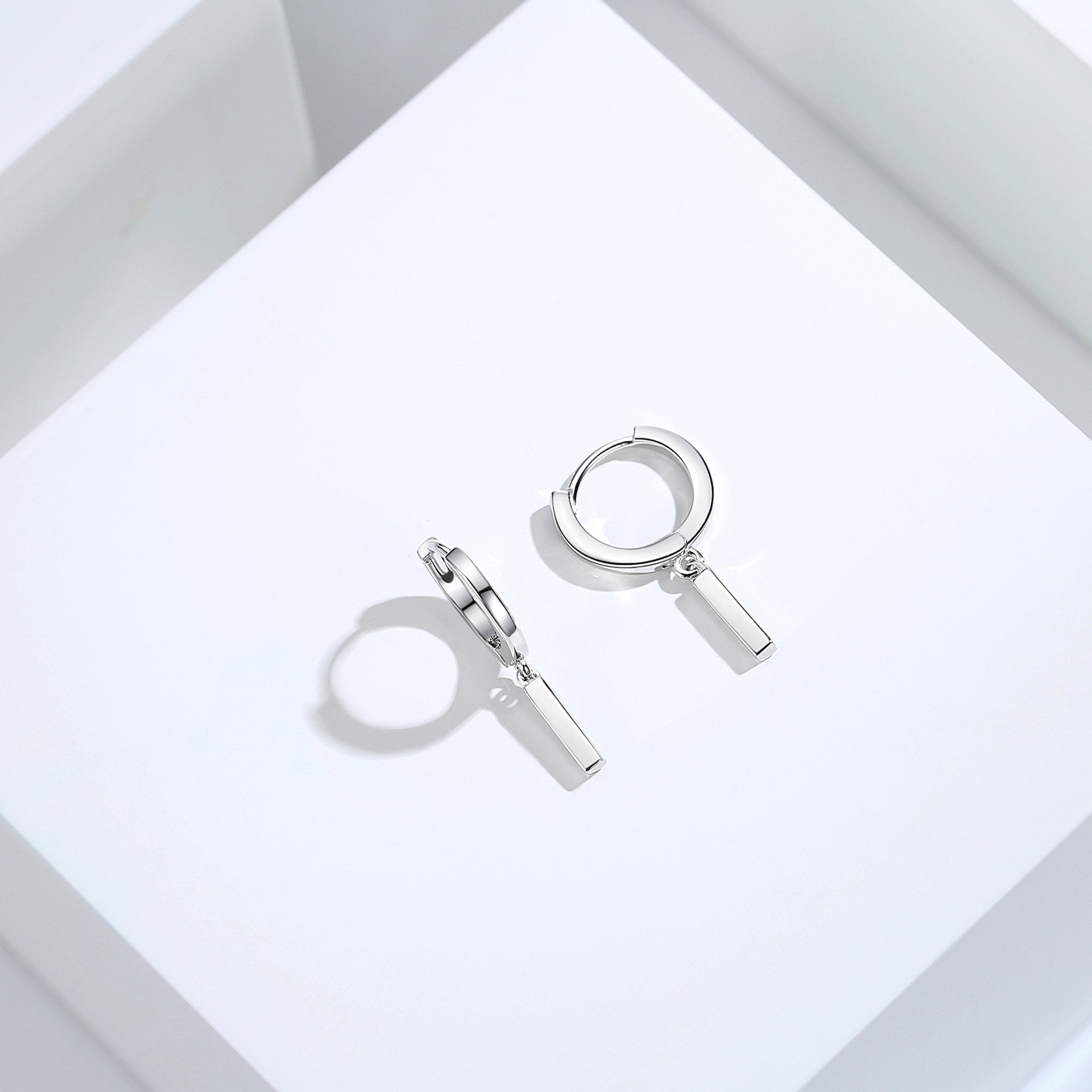 Dangle Bar Hoop Earrings