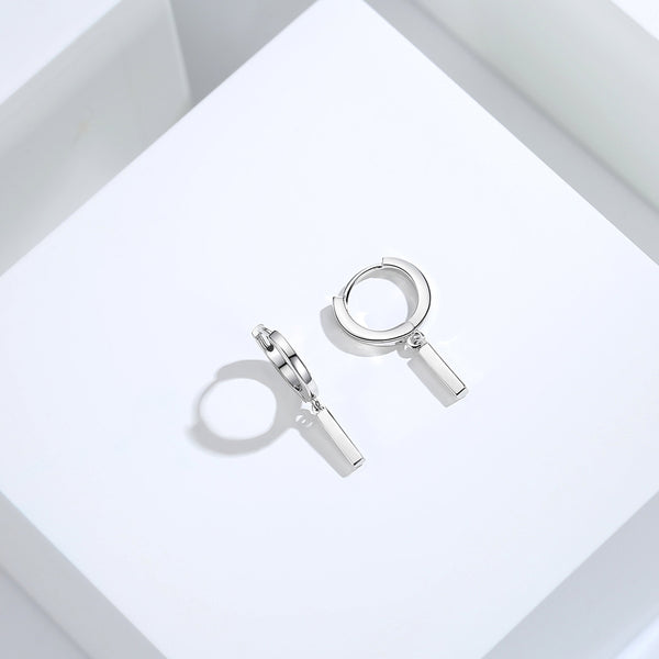 Dangle Bar Hoop Earrings