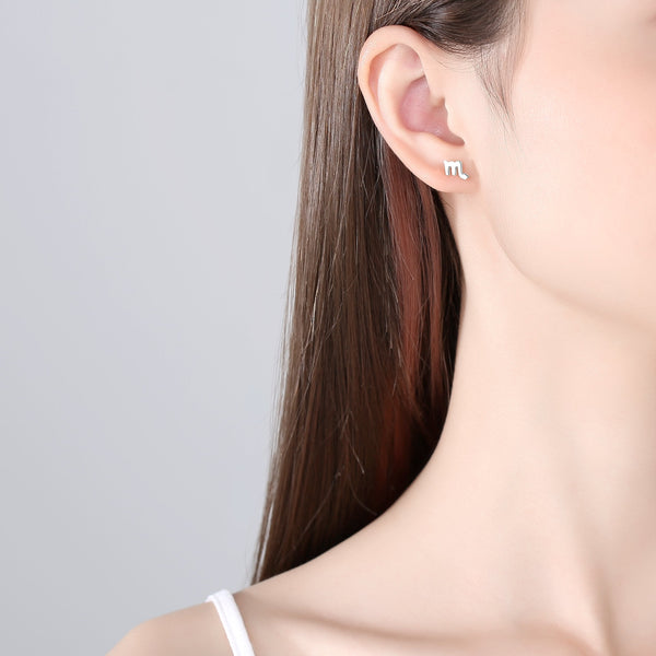Plain Zodiac Earrings