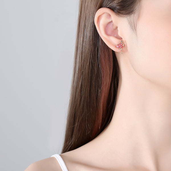 Pink Flamingo Earrings