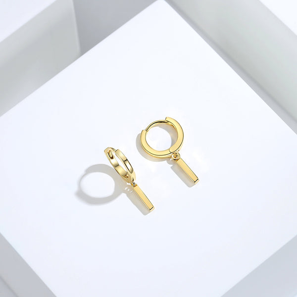 Dangle Bar Hoop Earrings