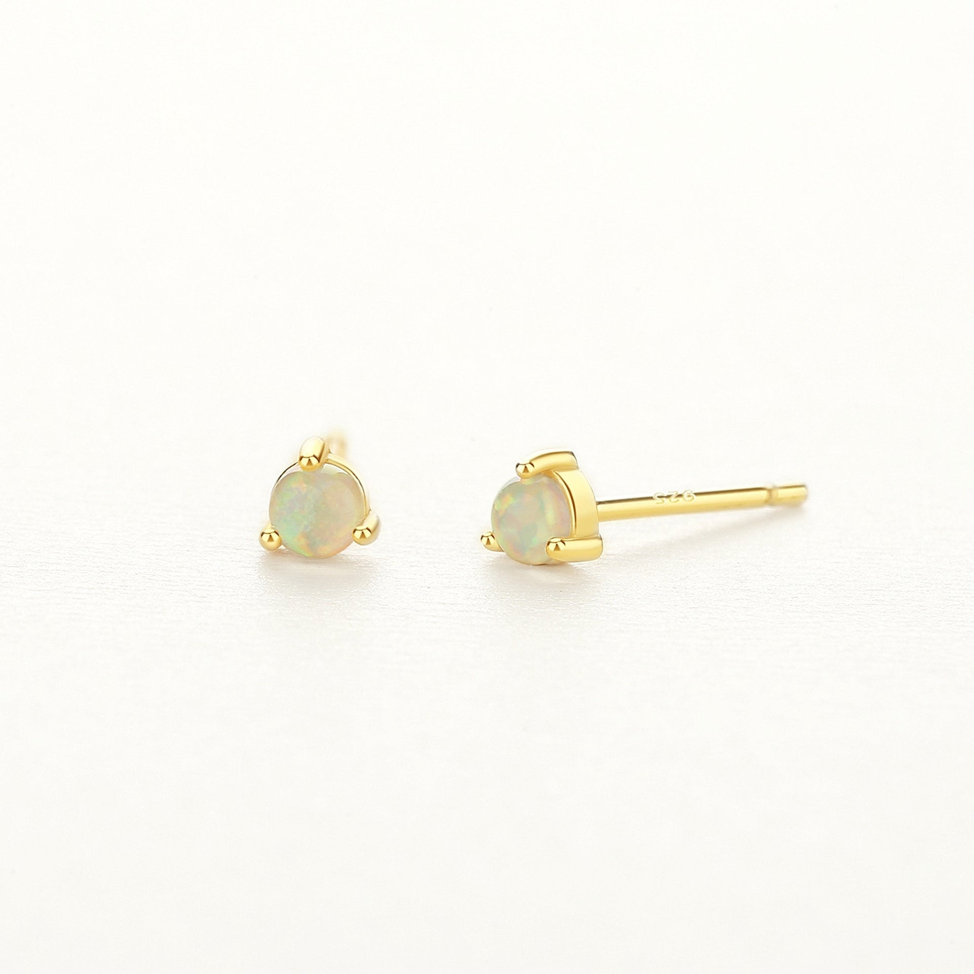 Opal Stud Earrings
