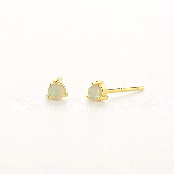 Opal Stud Earrings