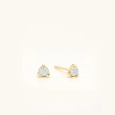 Opal Stud Earrings