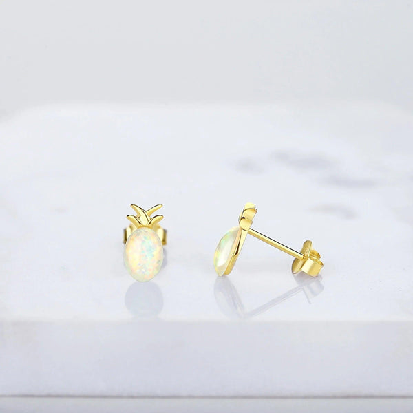 Opal Pineapple Earrings - Gifts for You 'n Me
