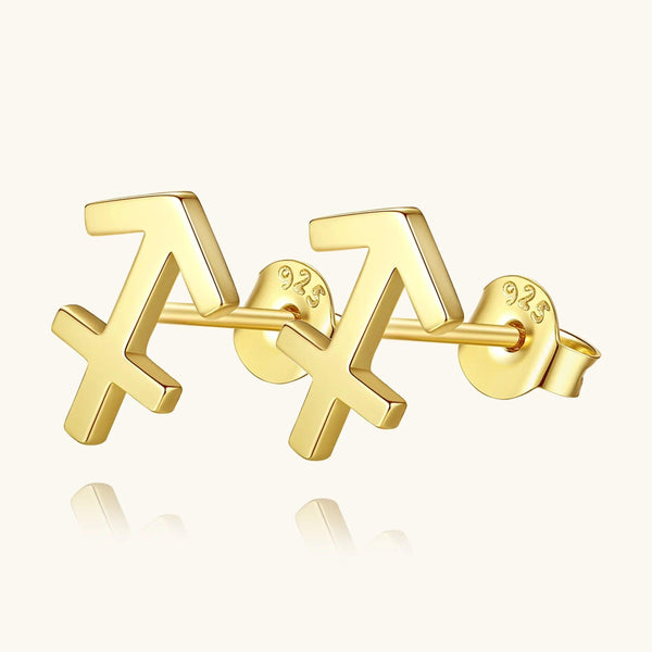 Plain Zodiac Earrings - Gifts for You 'n Me