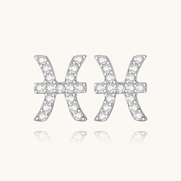 CZ Zodiac Earrings
